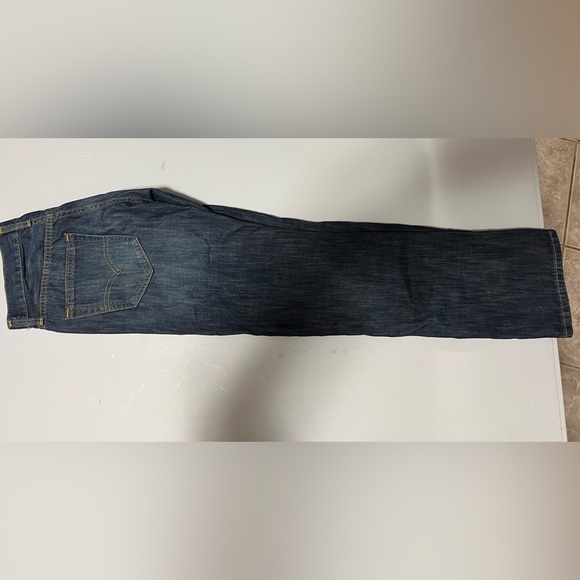 Levi's Dark Indigo Straight Jeans 527s - Picture 4 of 6